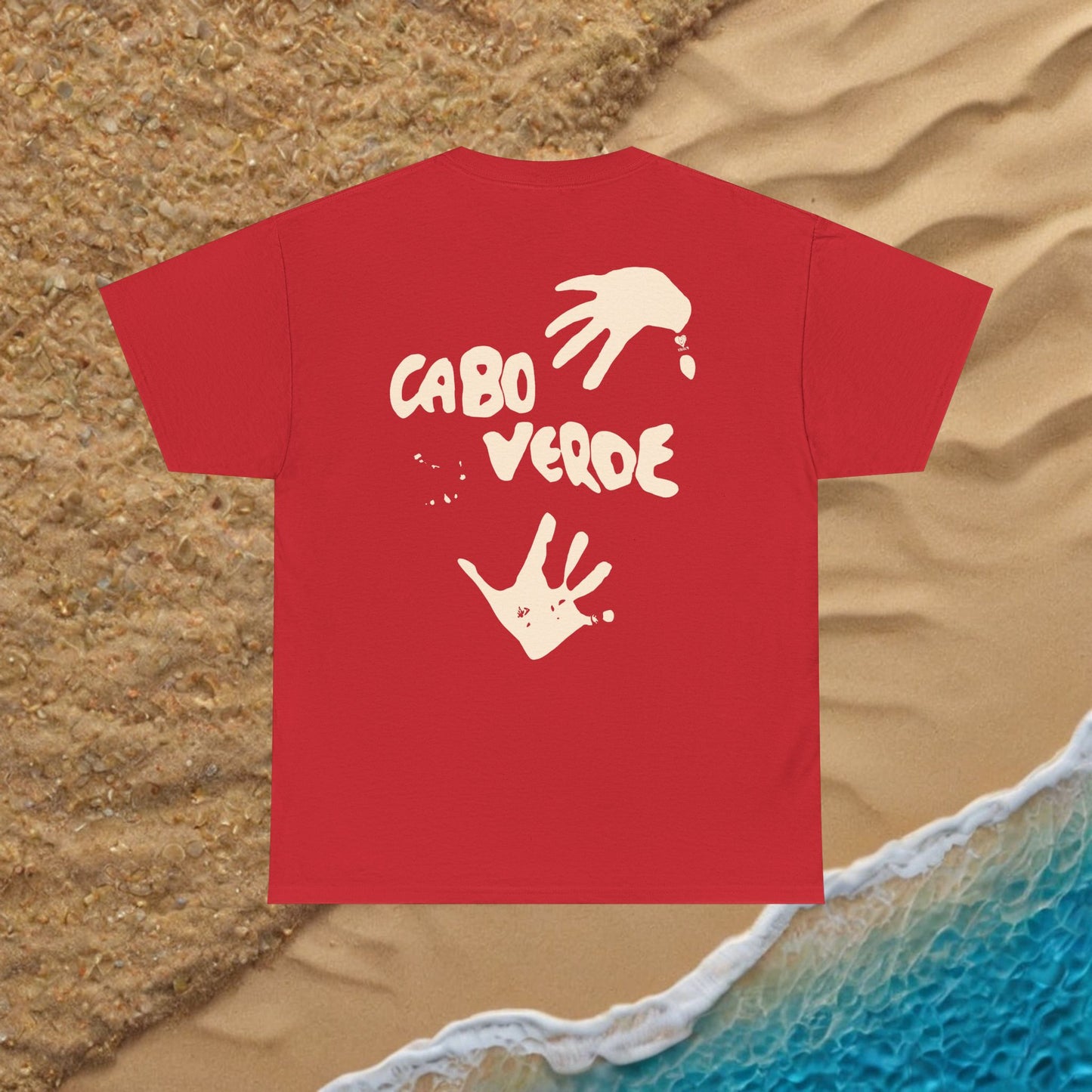 Cabo verde Terra mão de areia T-shirt