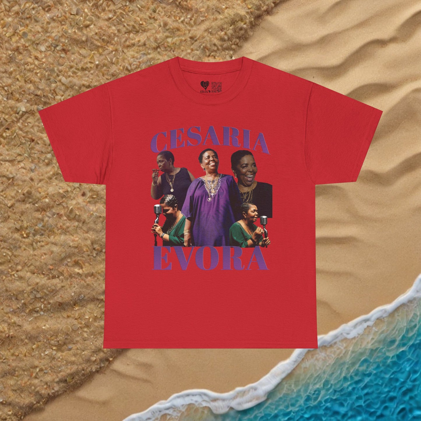 Vintage Cesaria Evora PP T-shirt
