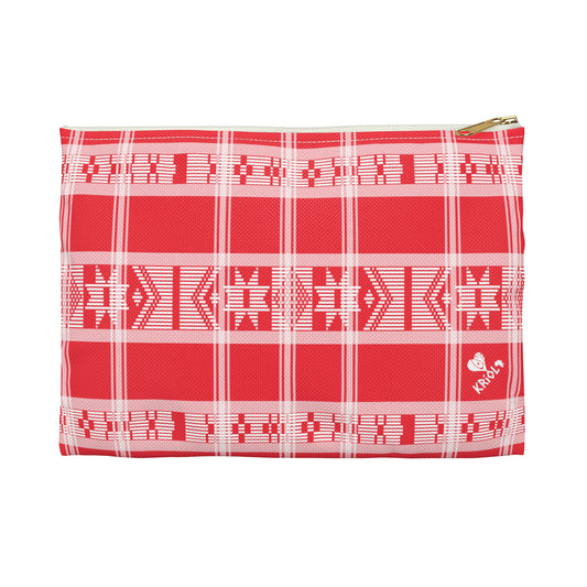 Red Love Pano Di Terra Accessory Pouch