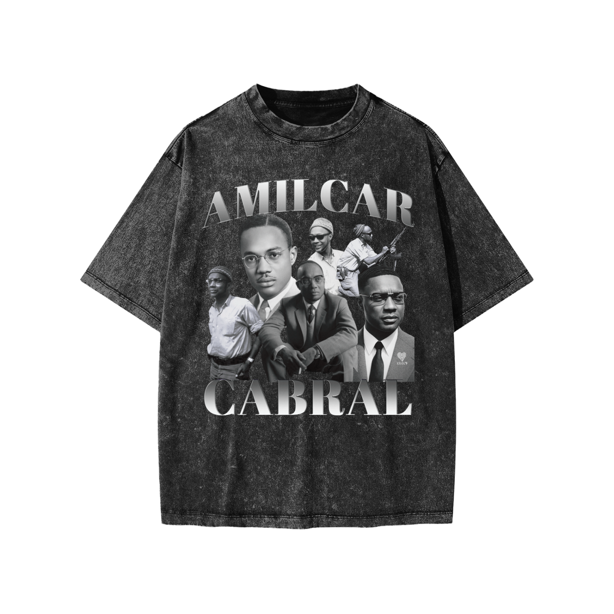 Kids' Vintage Amilcar Cabral Washed Oversized T-Shirt