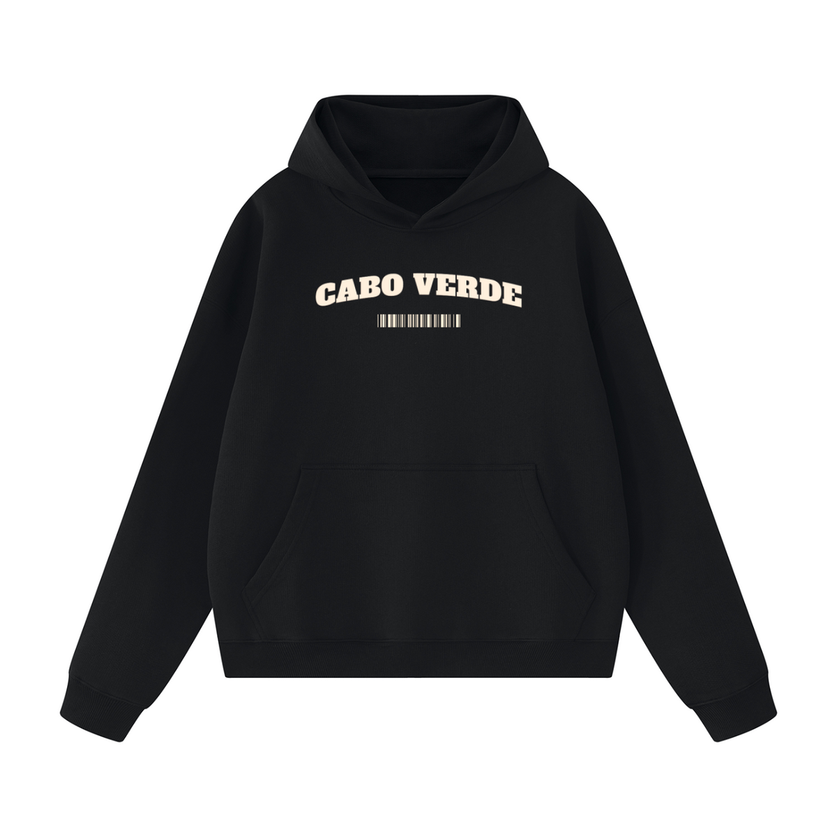 Cabo verde Terra com mão de areia Oversized Heavy Hoodie