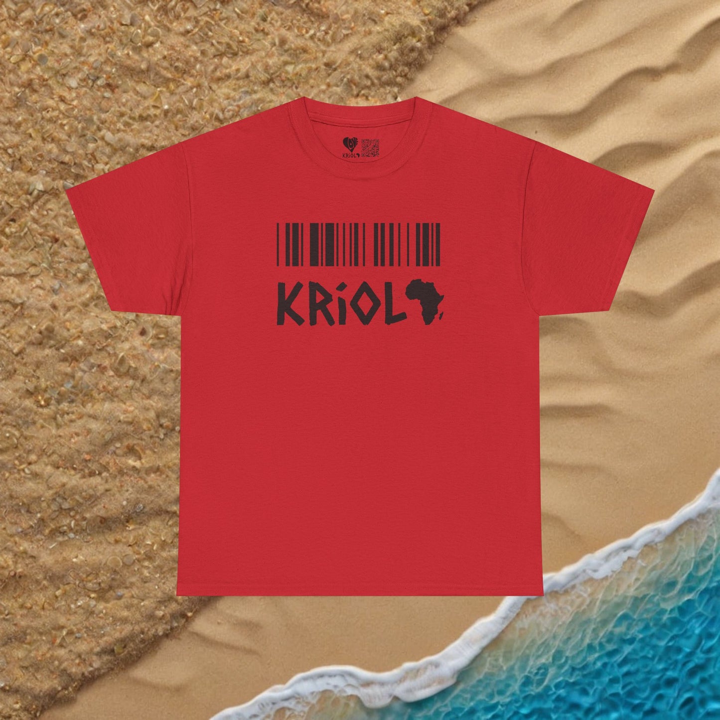Love CV Barcode Kriol Africa T-shirt