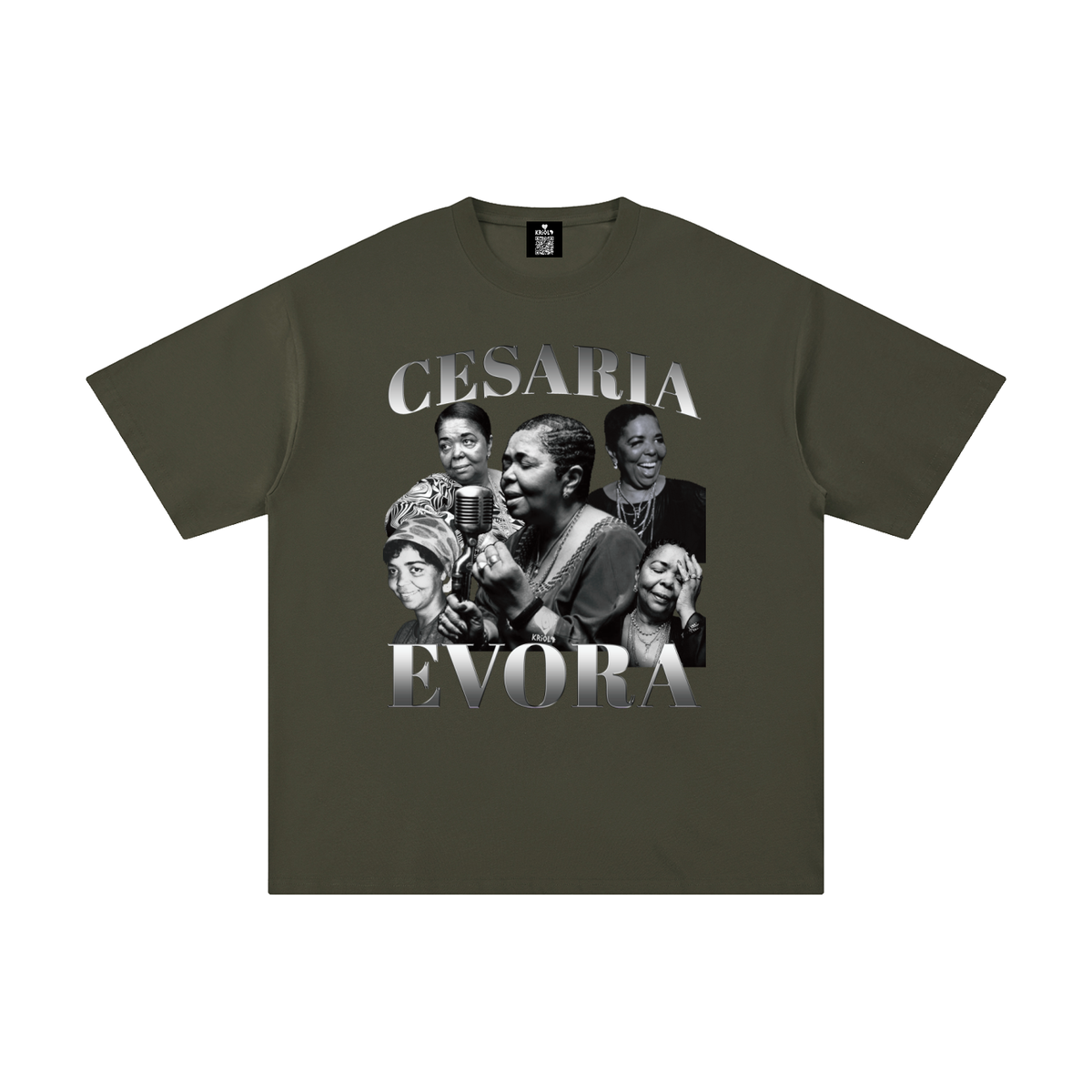 Vintage Cesaria Evora B&W T-Shirt