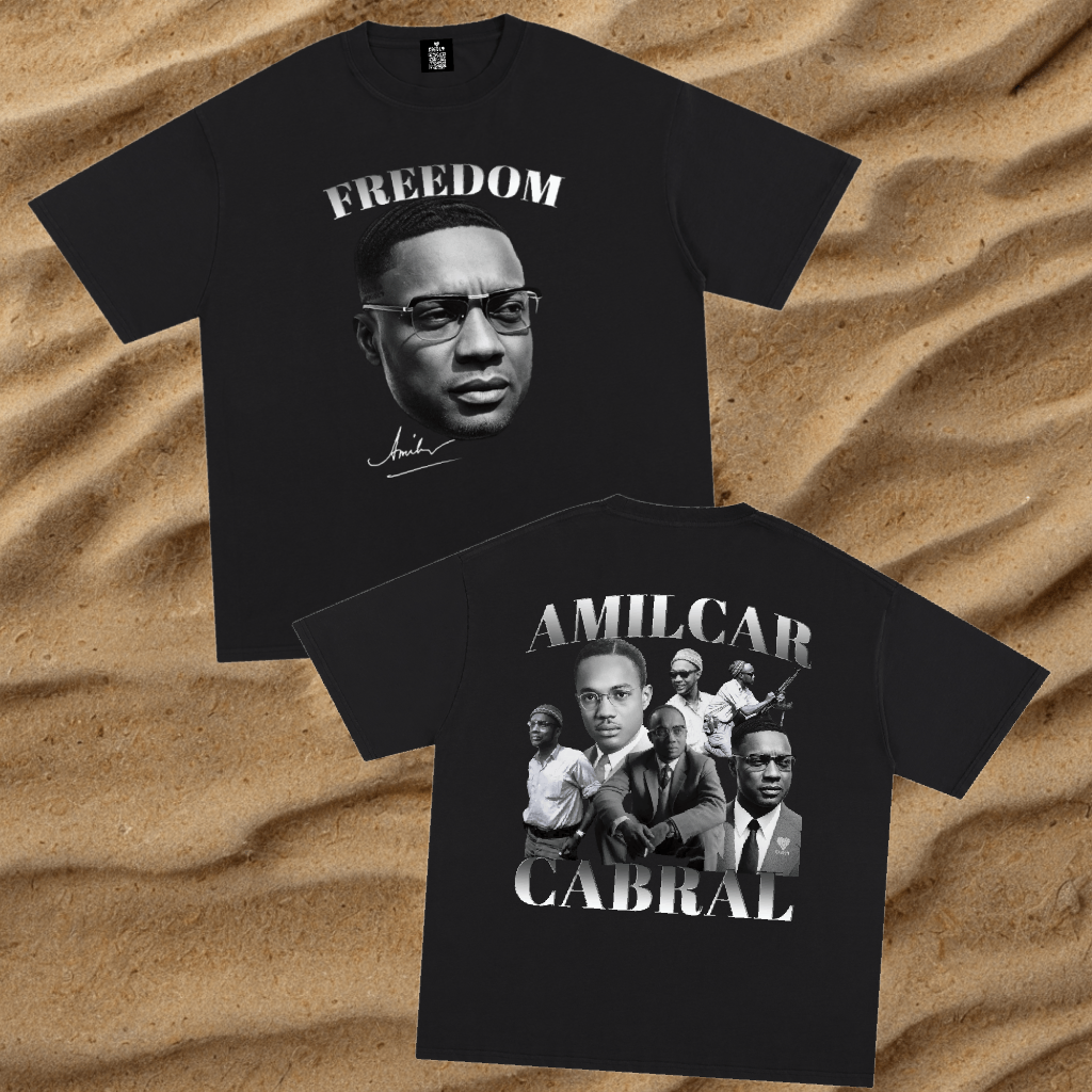 Freedom Amilcar Cabral B&W T-shirt