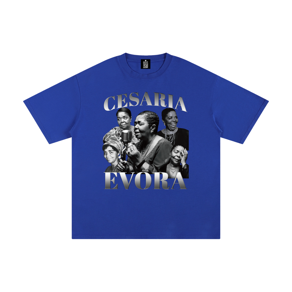 Vintage Cesaria Evora B&W T-Shirt