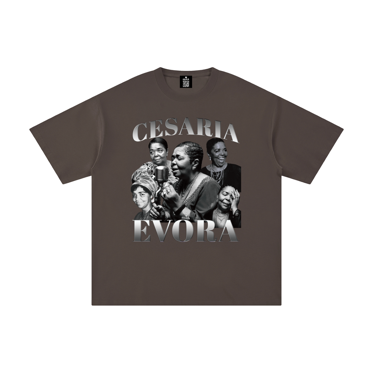 Vintage Cesaria Evora B&W T-Shirt