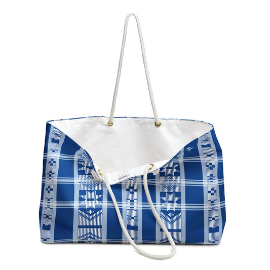 Pano di Terra Mar azul Weekender Bag