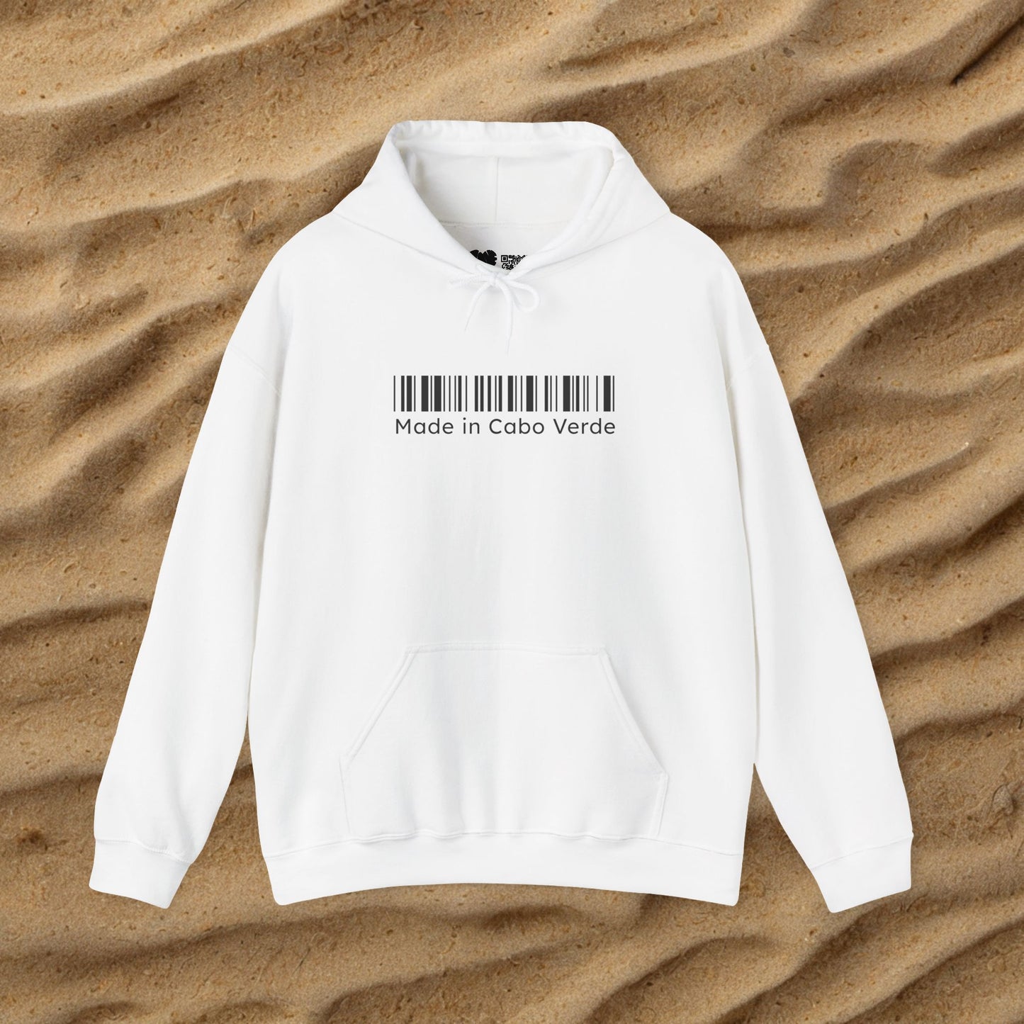 Made in Cabo Verde Barcode Hoodie