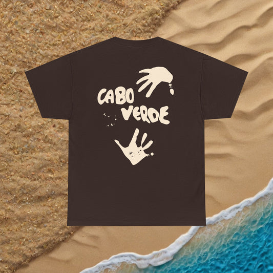 Cabo verde Terra mão de areia T-shirt