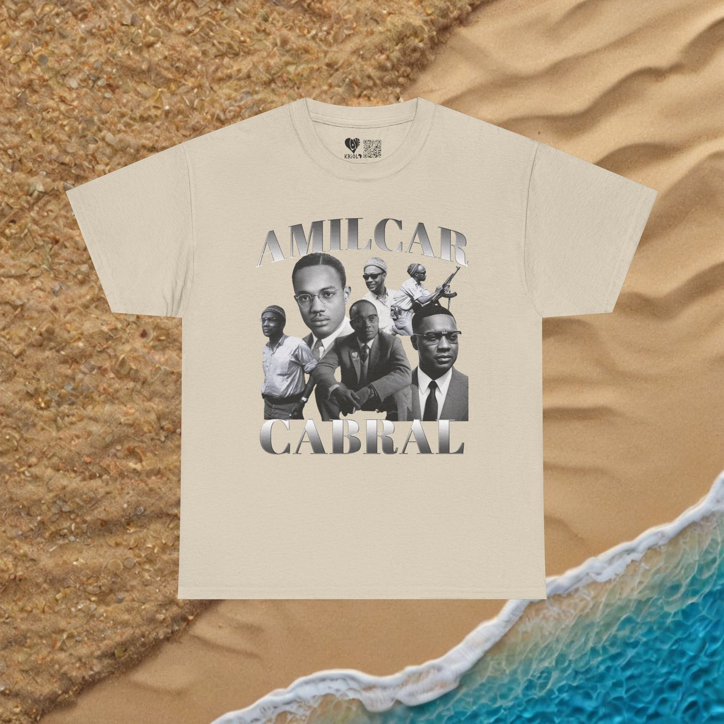 Vintage Amilcar Cabral B&W T-shirt