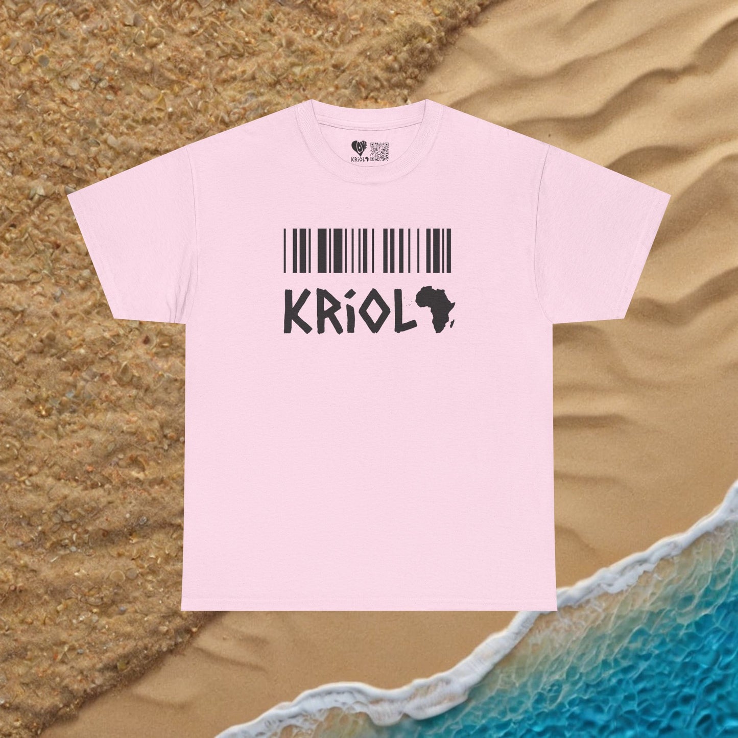 Love CV Barcode Kriol Africa T-shirt