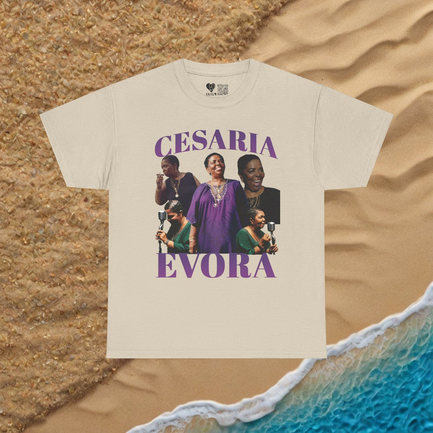 Vintage Cesaria Evora PP T-shirt