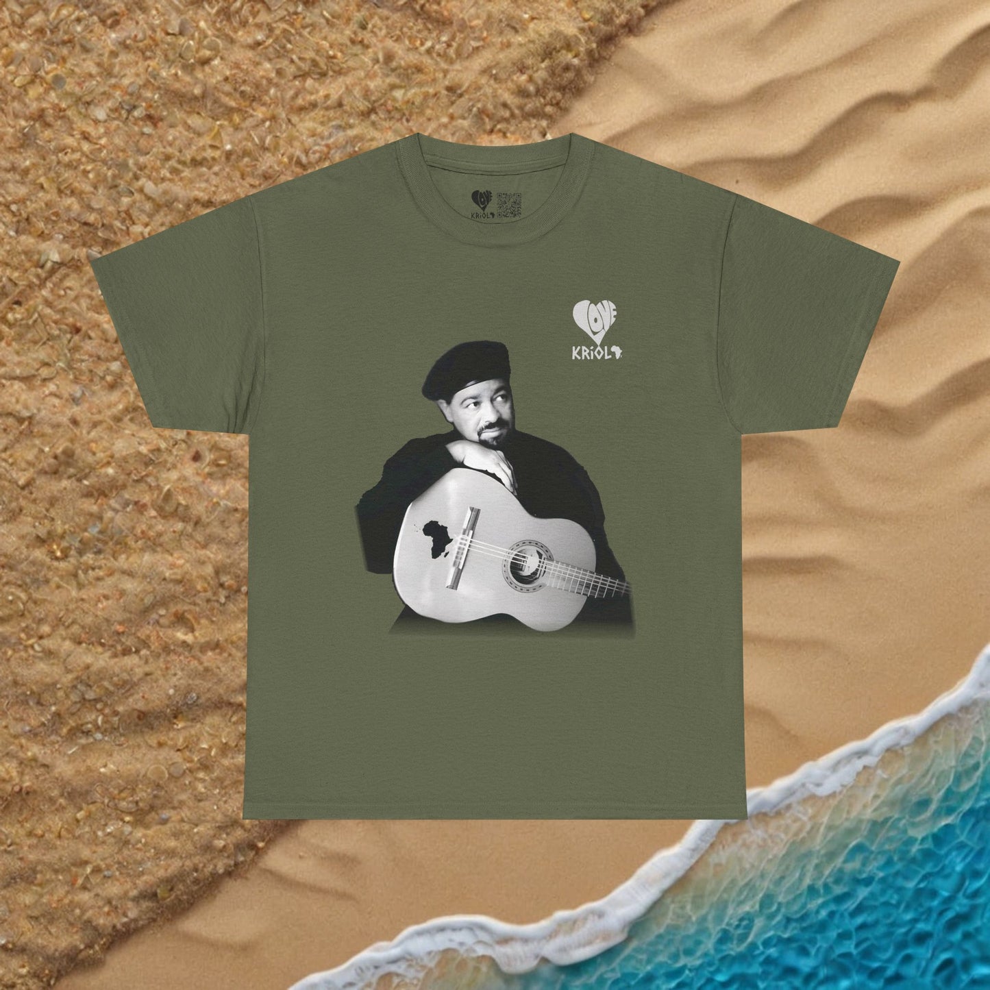 Ildo Lobo T-shirt with Kriolo Pano di Terra Back