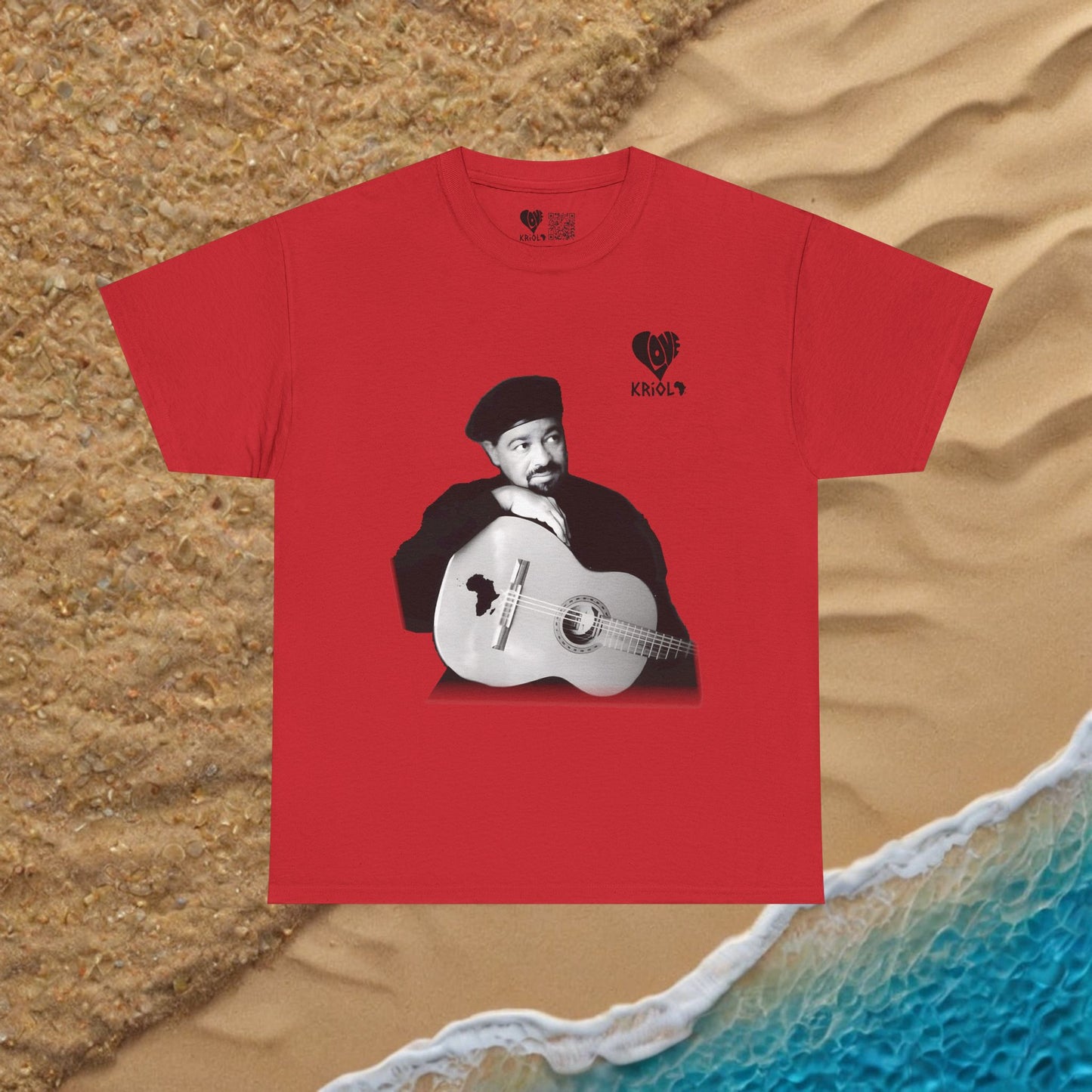 Ildo Lobo T-shirt with Kriolo Pano di Terra Back