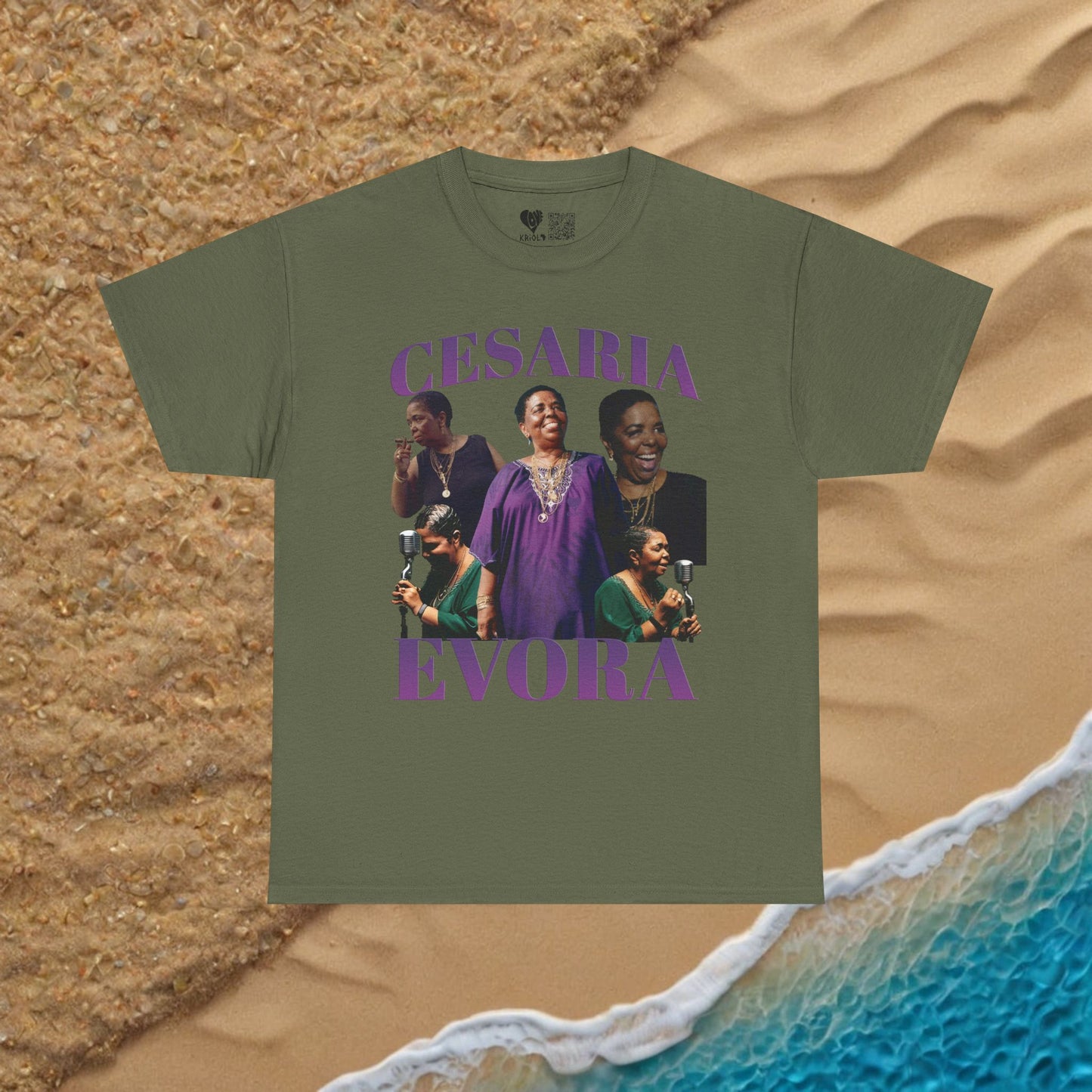 Vintage Cesaria Evora PP T-shirt