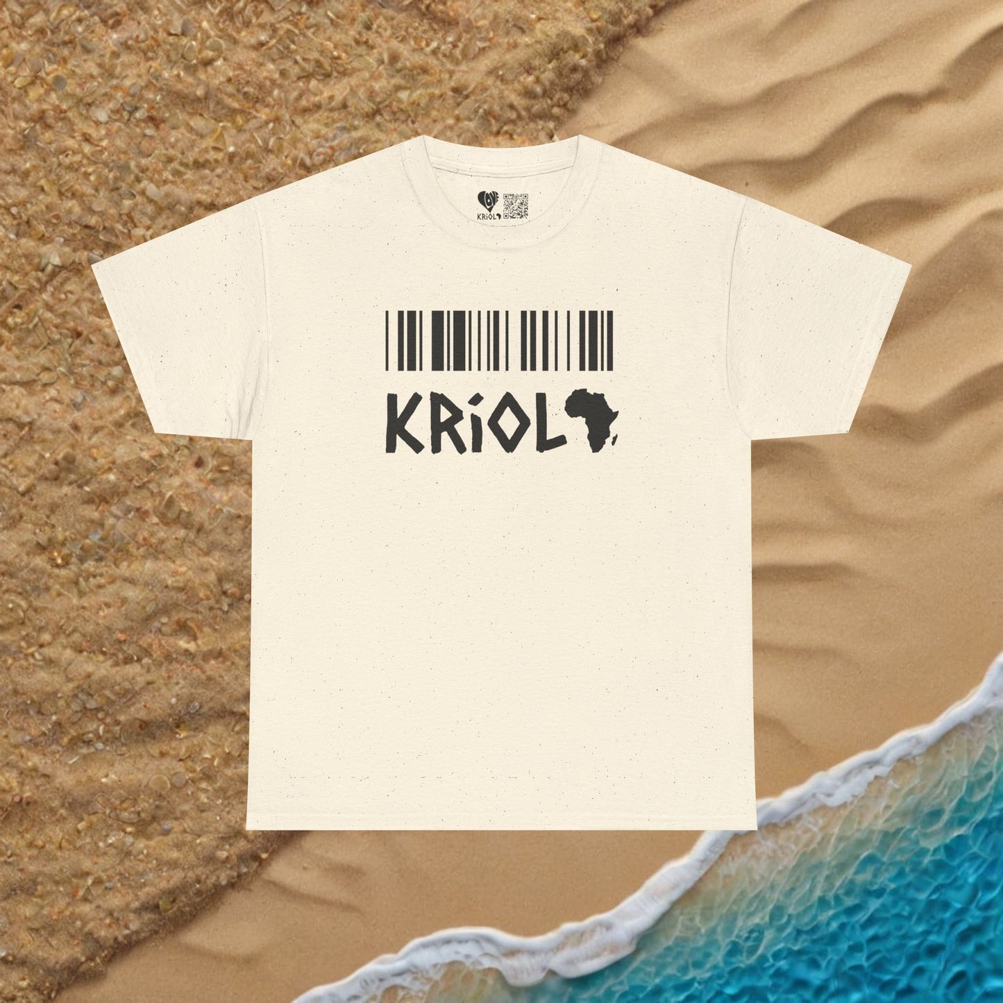 Love CV Barcode Kriol Africa T-shirt