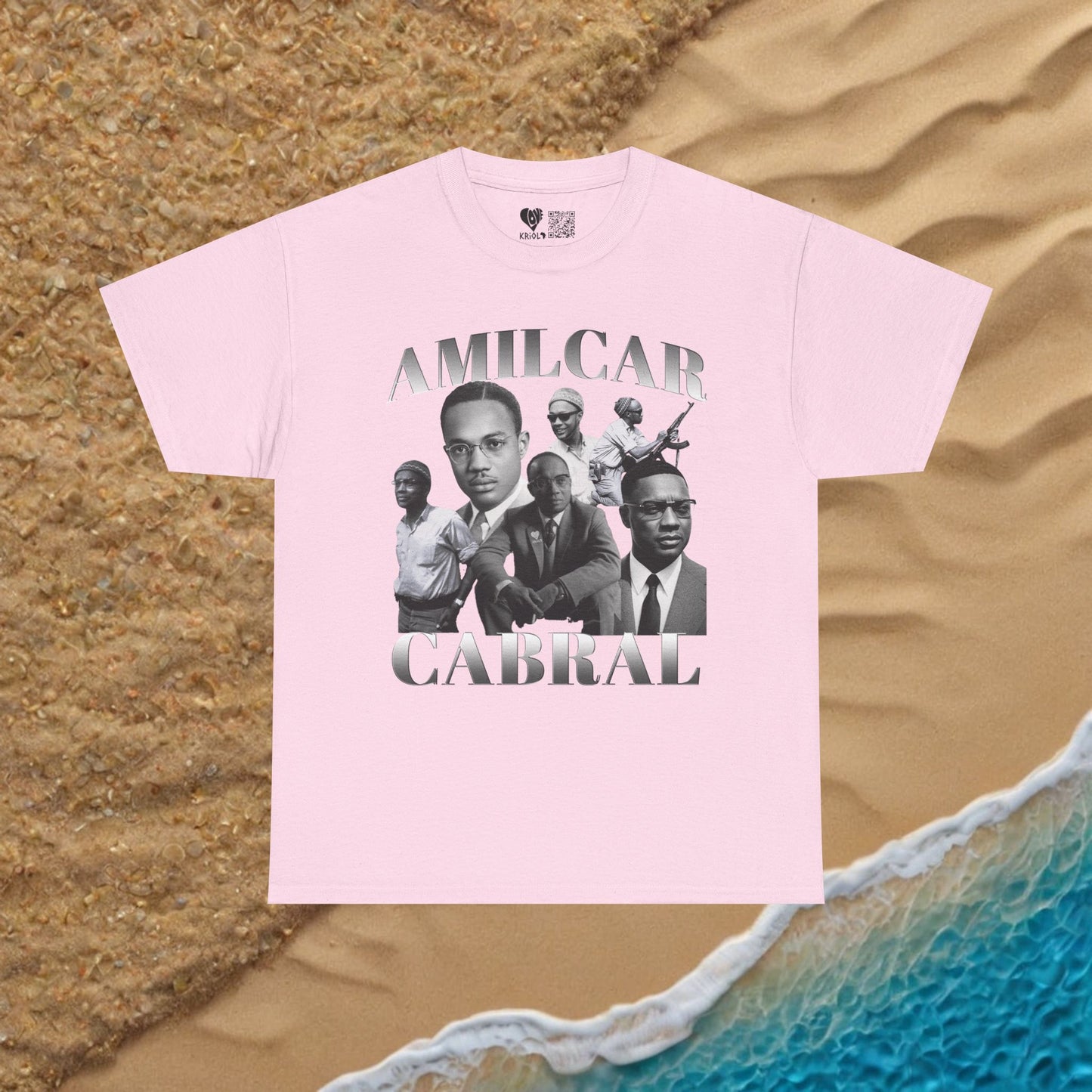 Vintage Amilcar Cabral B&W T-shirt
