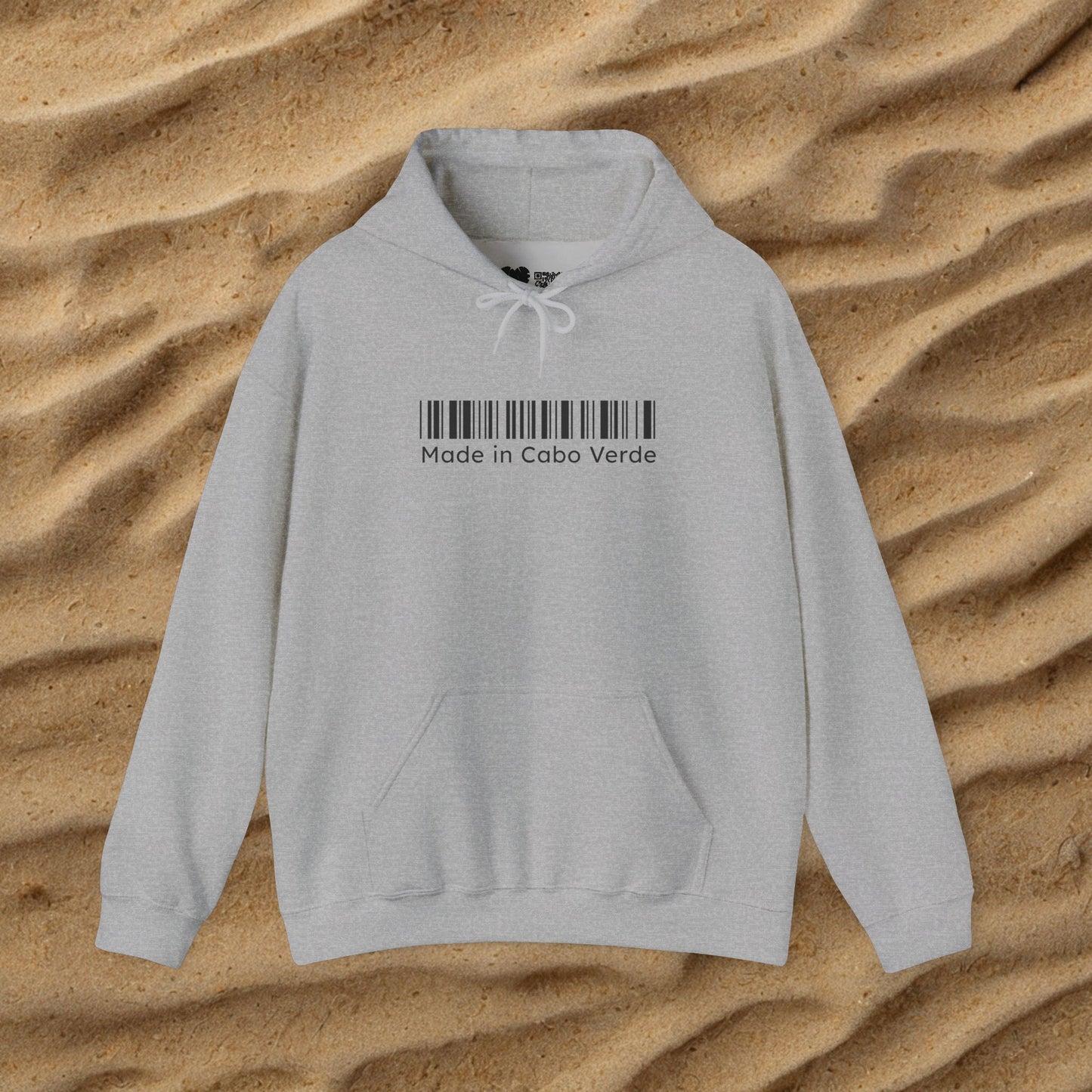 Made in Cabo Verde Barcode Hoodie