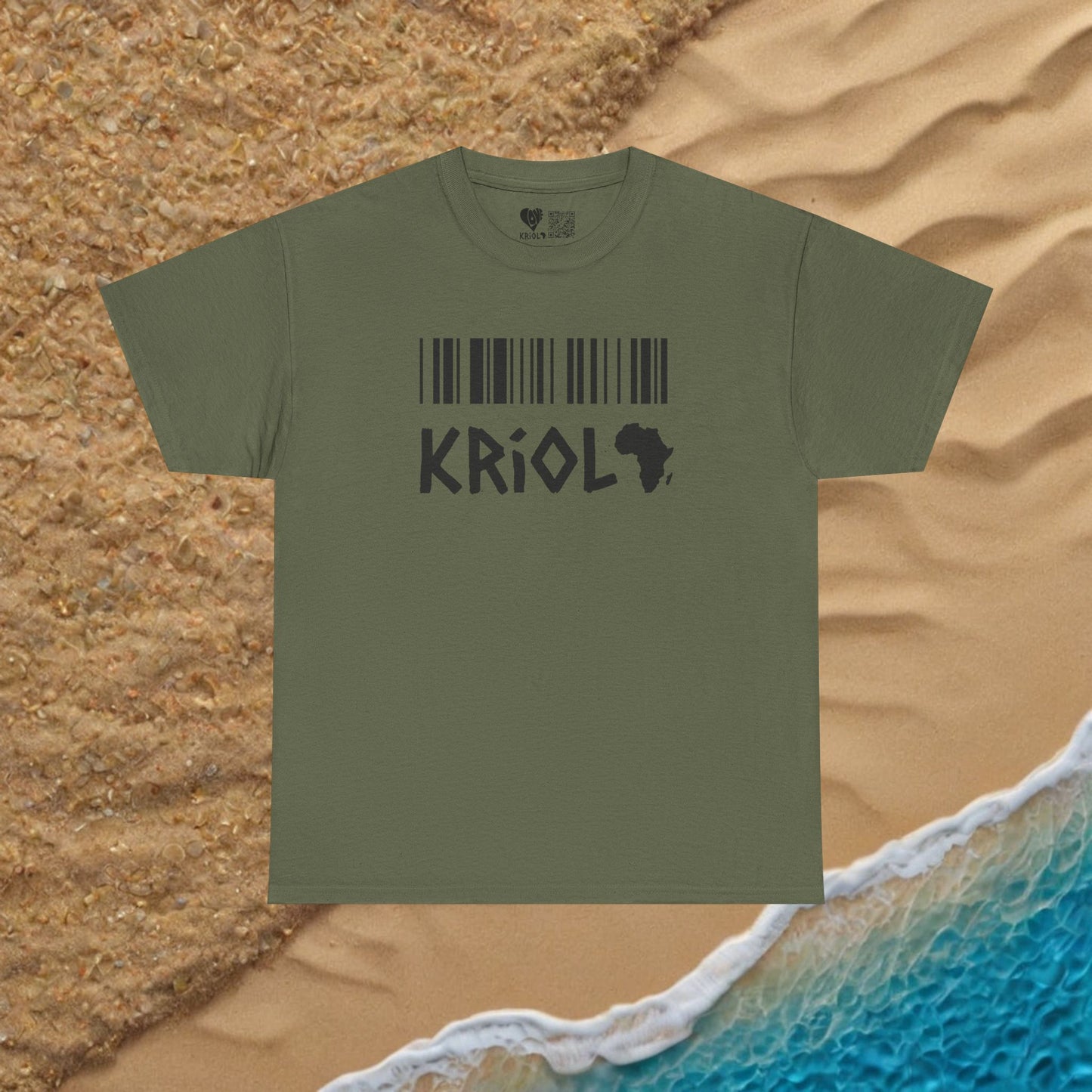 Love CV Barcode Kriol Africa T-shirt