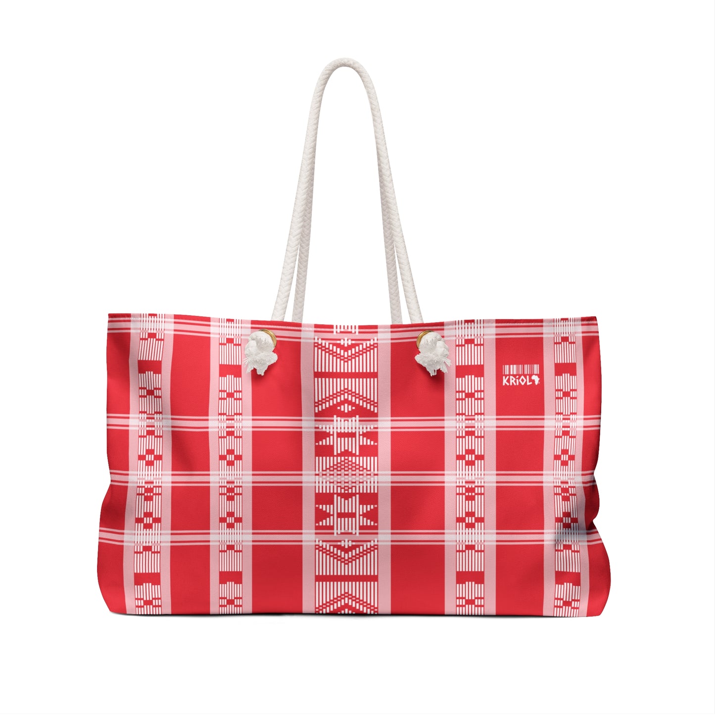 Red Love Pano di Terra Weekender Bag