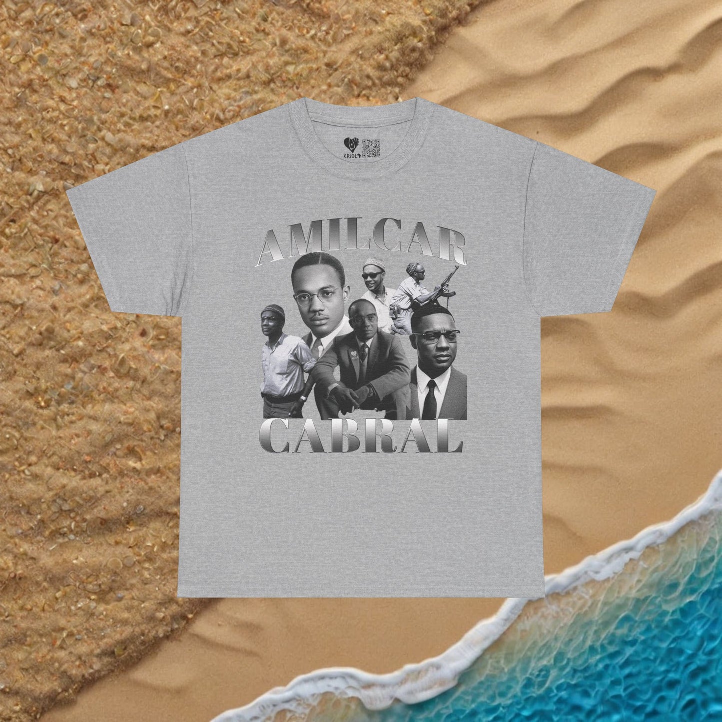 Vintage Amilcar Cabral B&W T-shirt