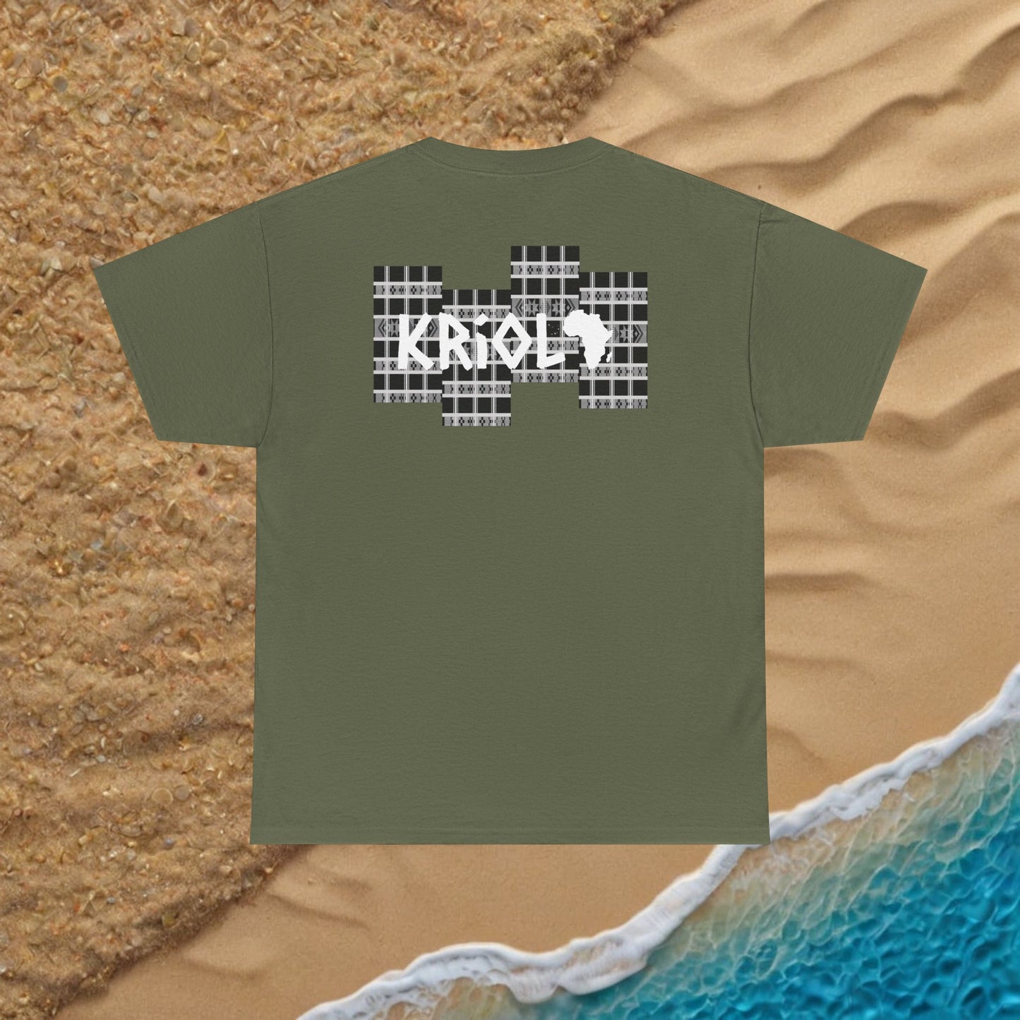 Ildo Lobo T-shirt with Kriolo Pano di Terra Back