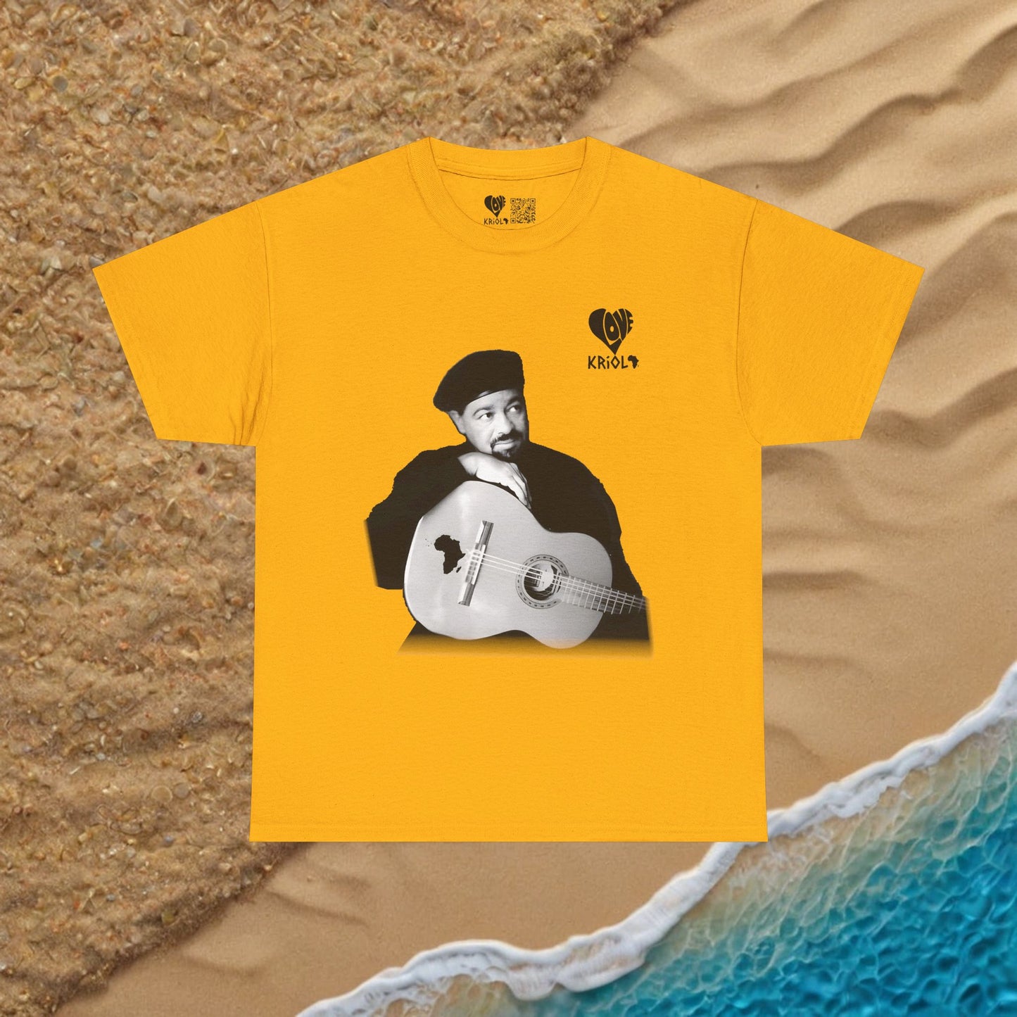 Ildo Lobo T-shirt with Kriolo Pano di Terra Back