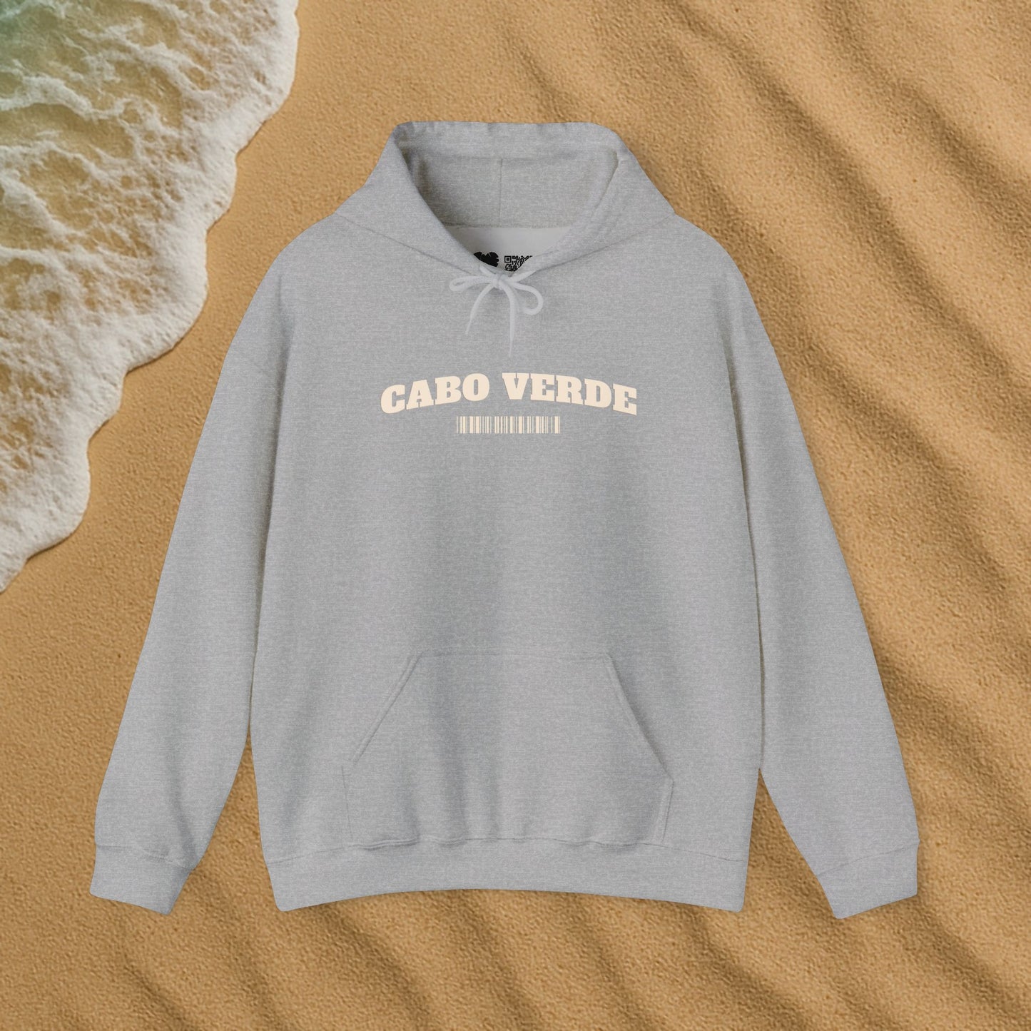 Cabo verde Terra com mão de areia hoodie