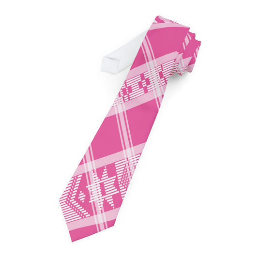 Rosa Pink Pano Di Terra Neck tie