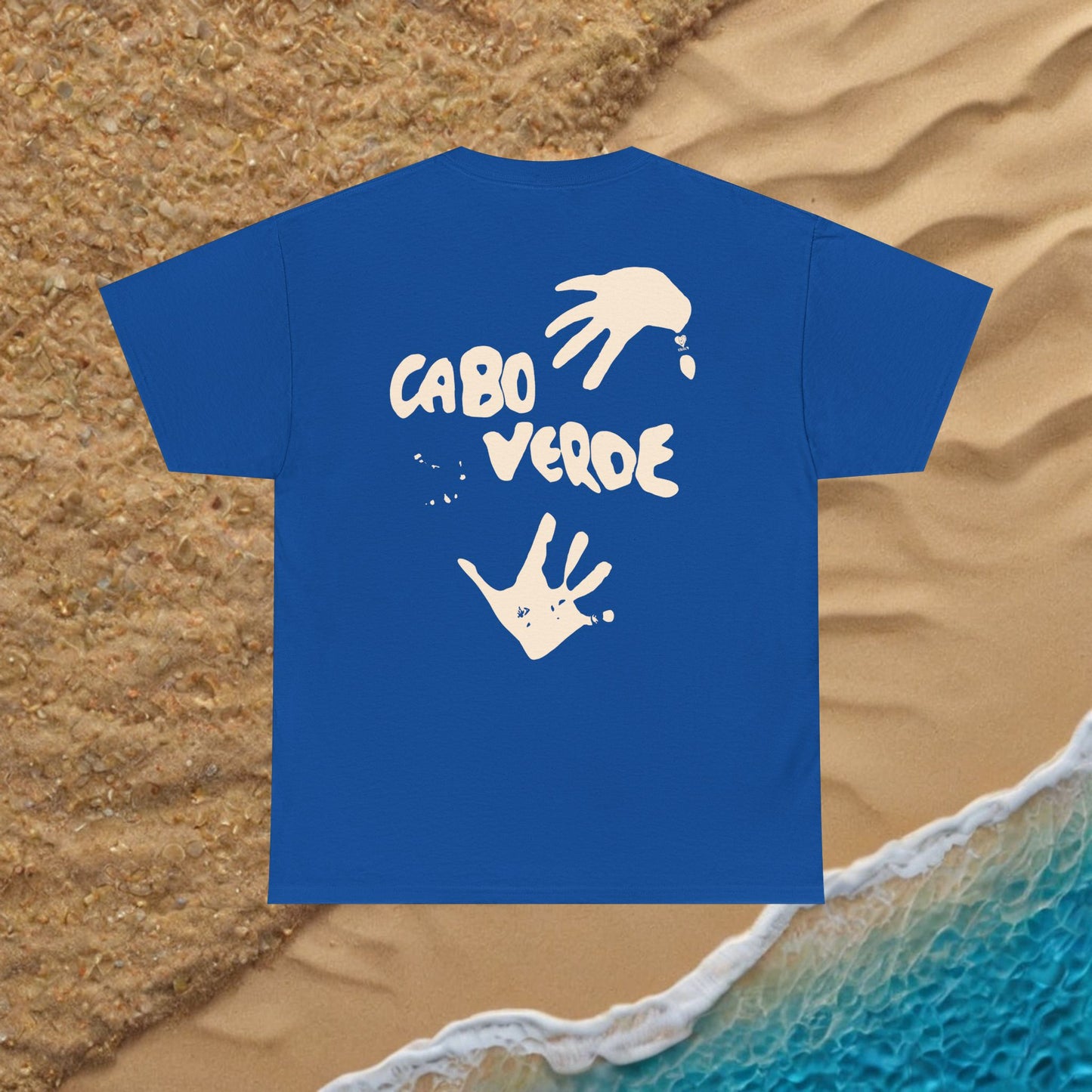 Cabo verde Terra mão de areia T-shirt