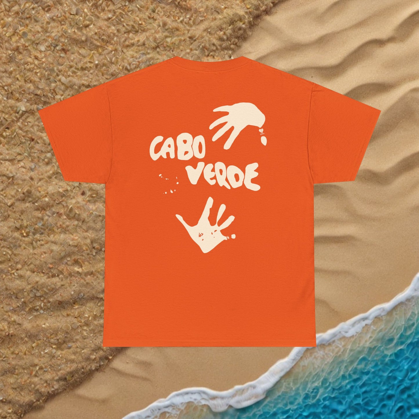 Cabo verde Terra mão de areia T-shirt