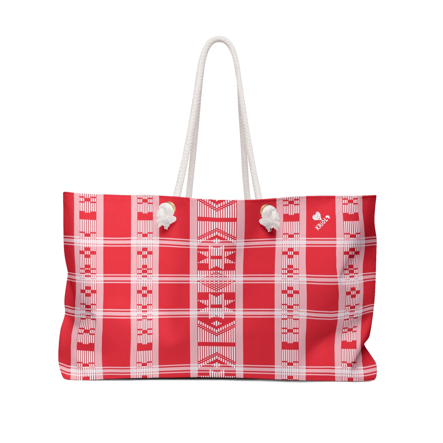 Red Love Pano di Terra Weekender Bag