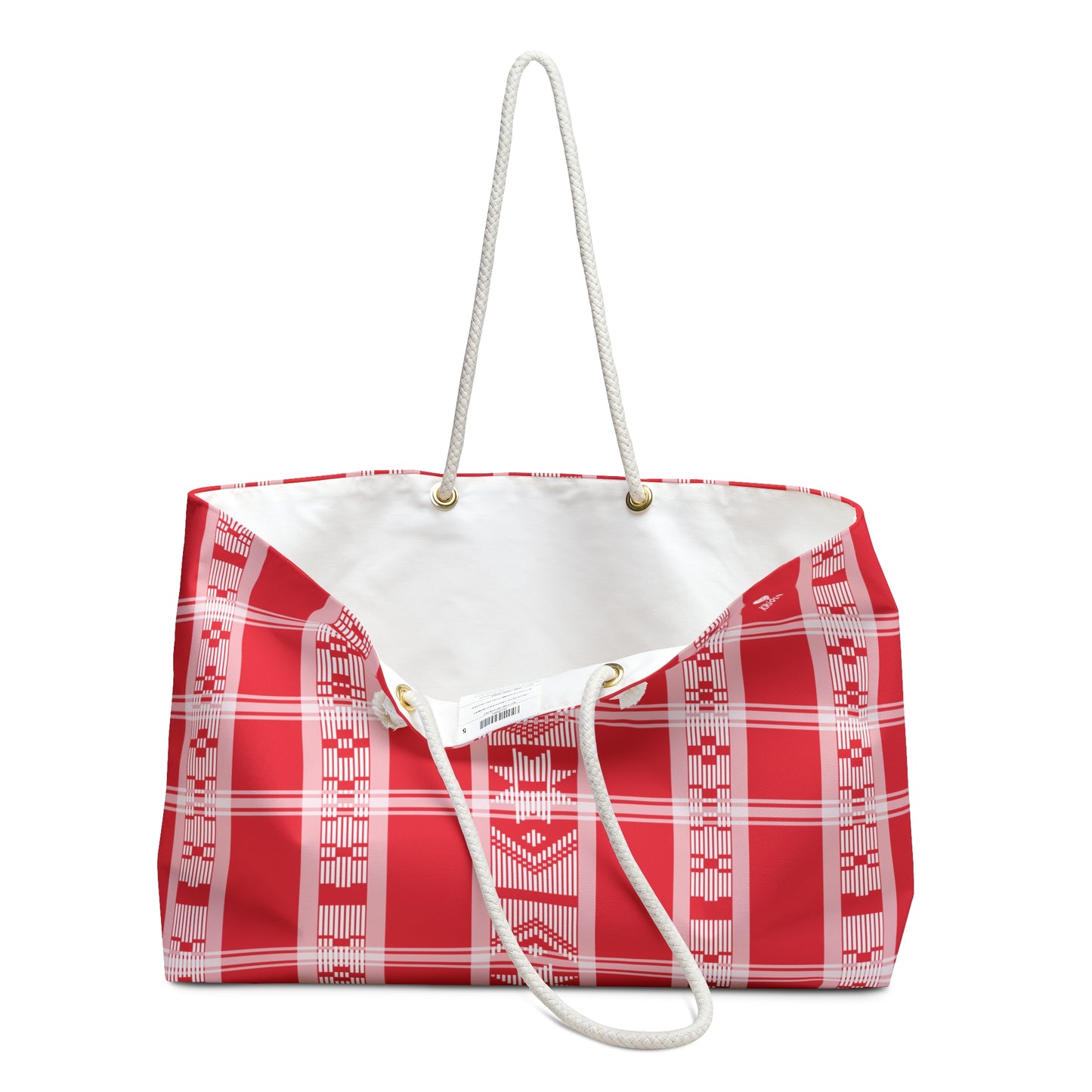 Red Love Pano di Terra Weekender Bag