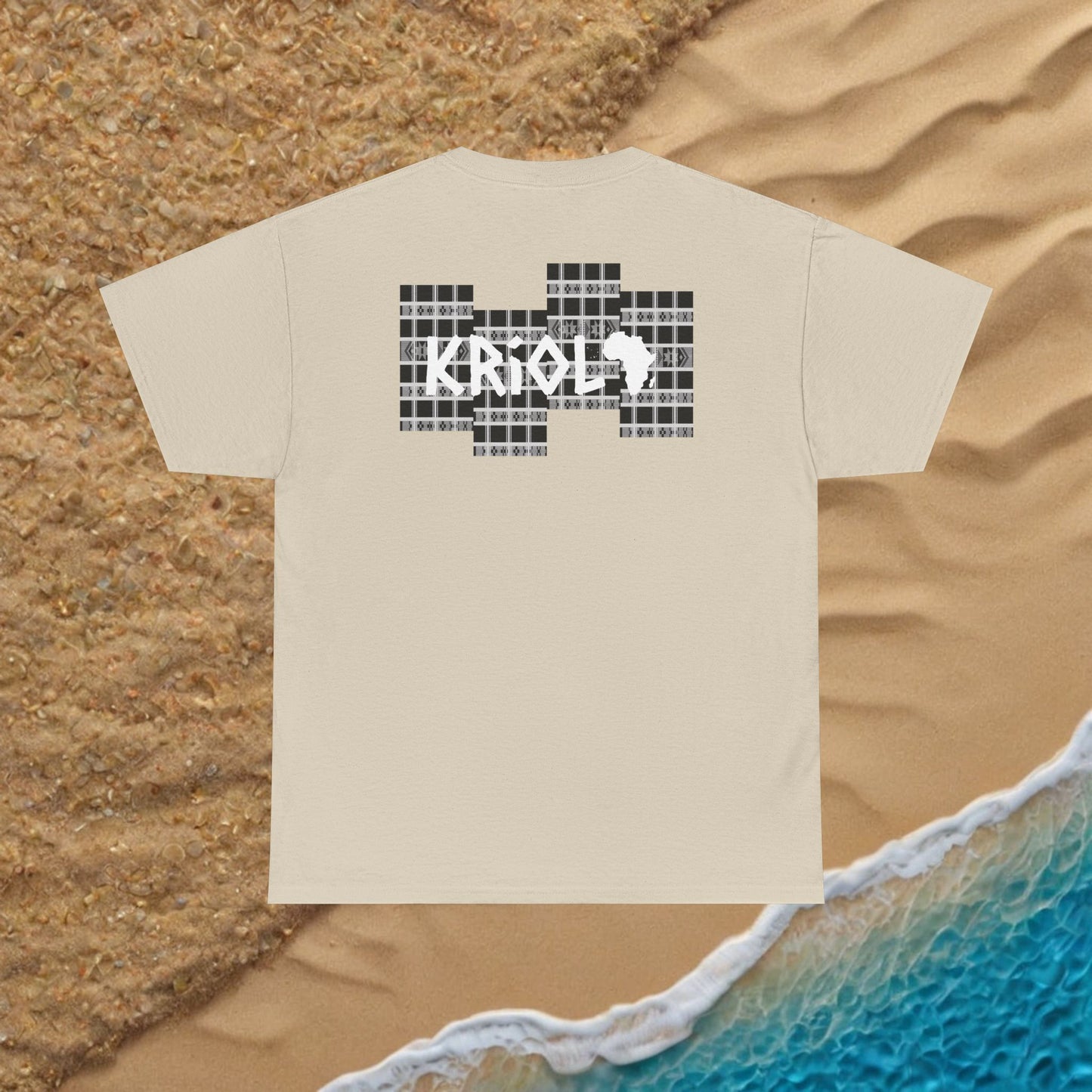 Ildo Lobo T-shirt with Kriolo Pano di Terra Back