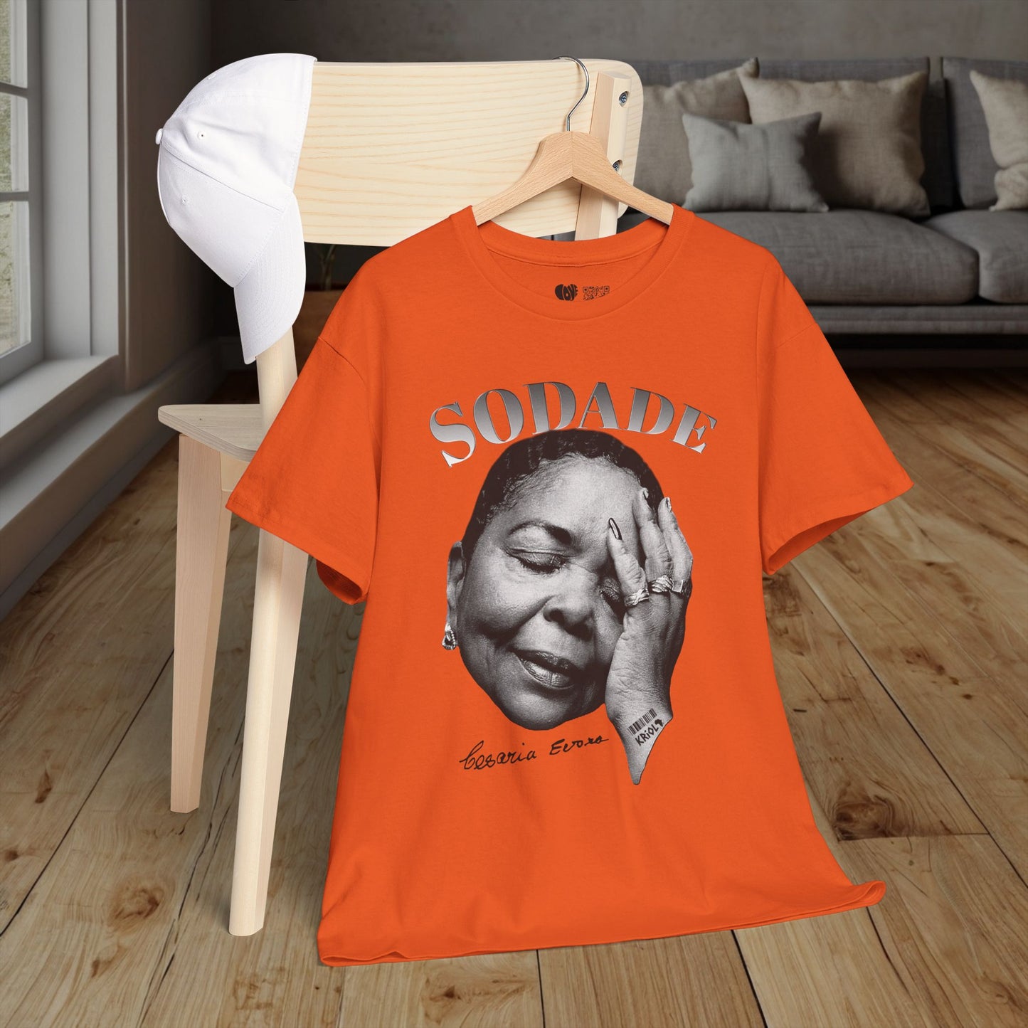 Sodade Cesaria Evora B&W T-shirt