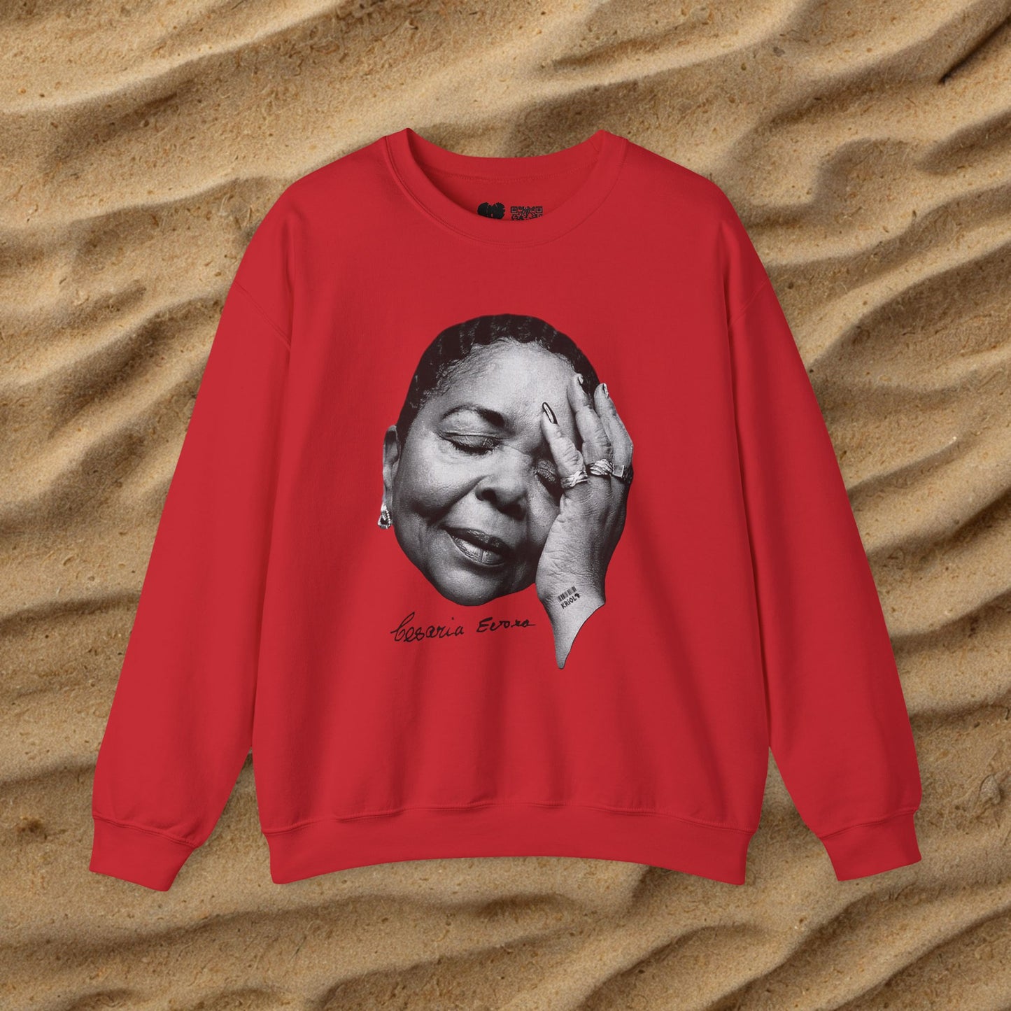 Vintage Cesaria Evora signature Sweater