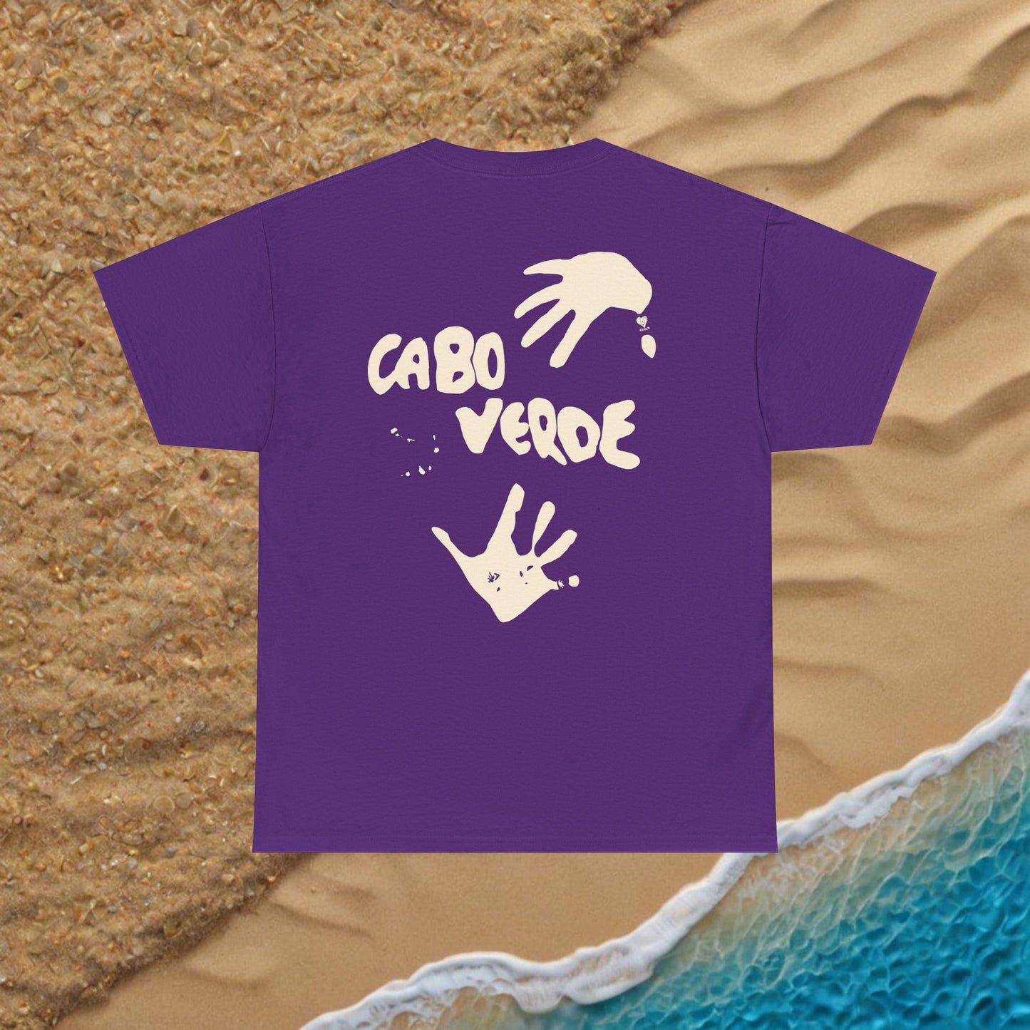 Cabo verde Terra mão de areia T-shirt