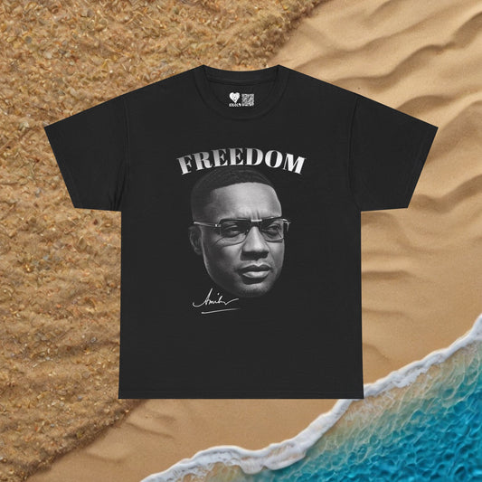 Freedom Amilcar Cabral B&W T-shirt