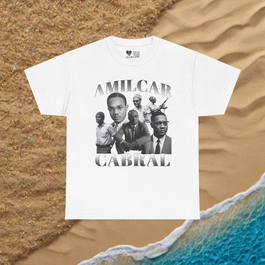Vintage Amilcar Cabral B&W T-shirt