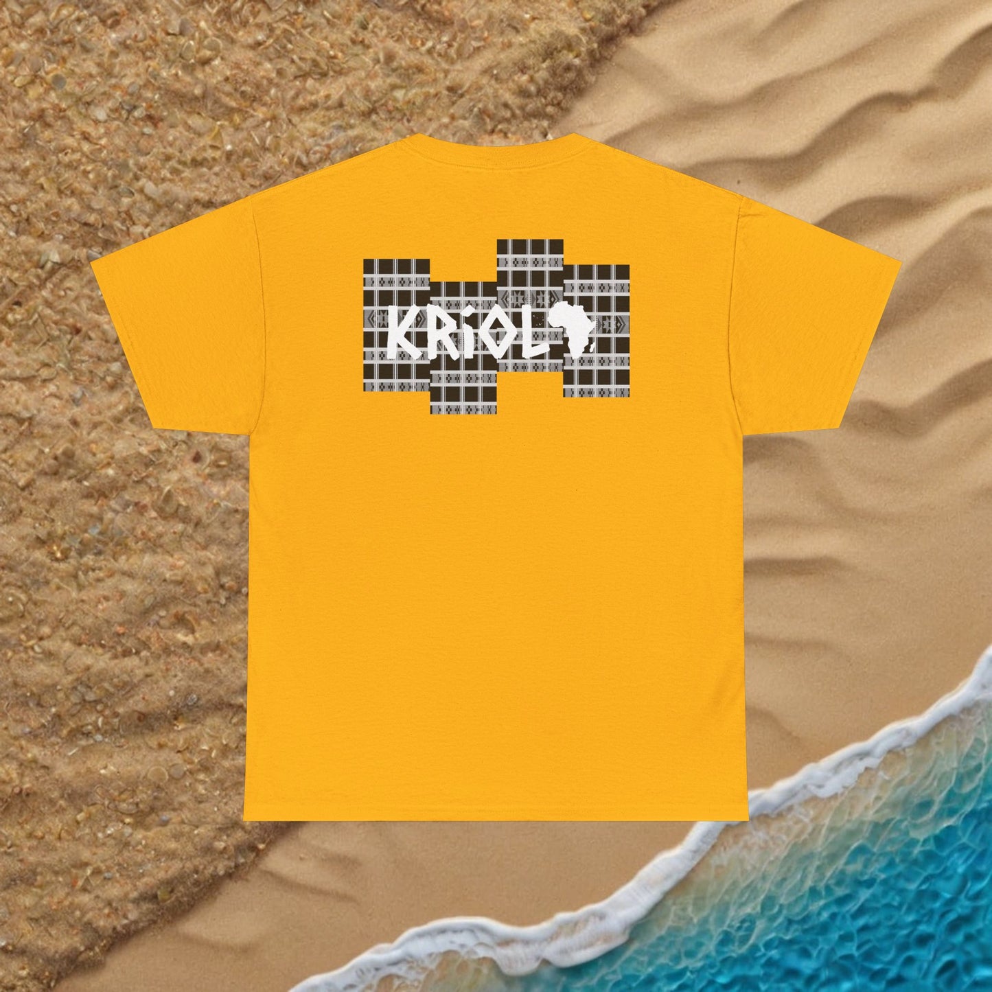 Ildo Lobo T-shirt with Kriolo Pano di Terra Back