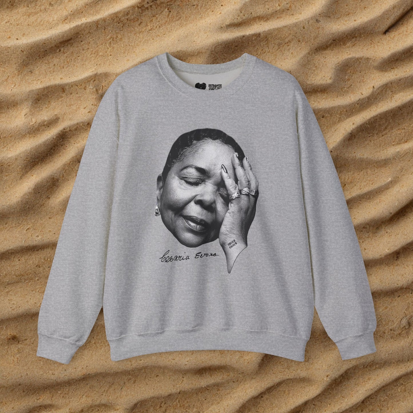 Vintage Cesaria Evora signature Sweater