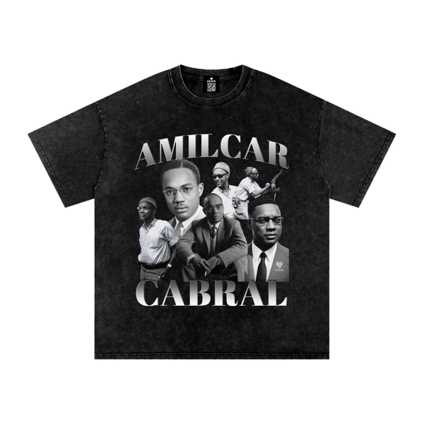 Vintage Amilcar Cabral Washed Oversized T-Shirt