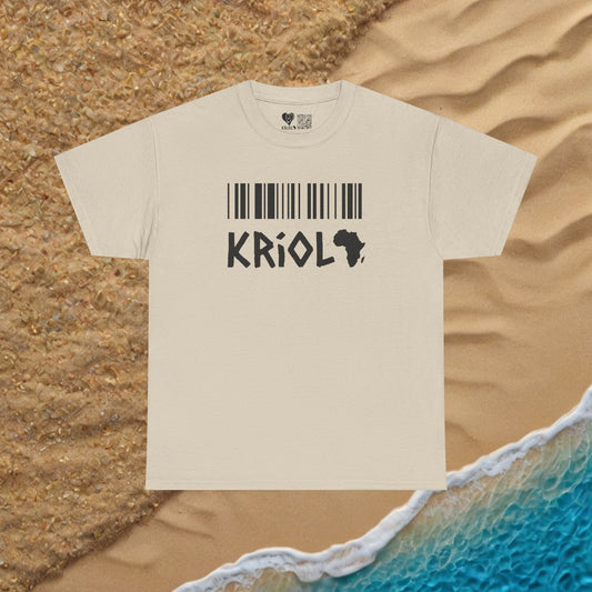 Love CV Barcode Kriol Africa T-shirt