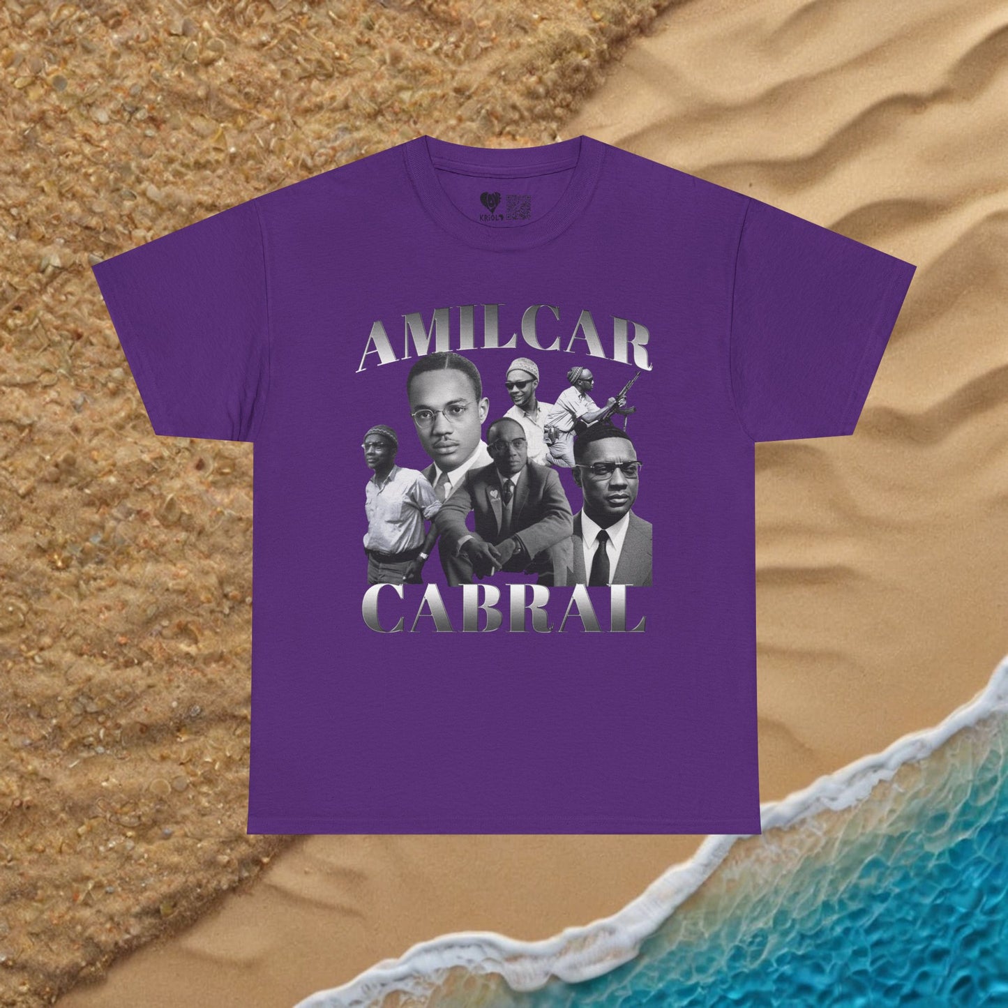 Vintage Amilcar Cabral B&W T-shirt