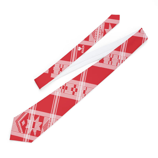 Red Love Pano Di Terra Neck tie