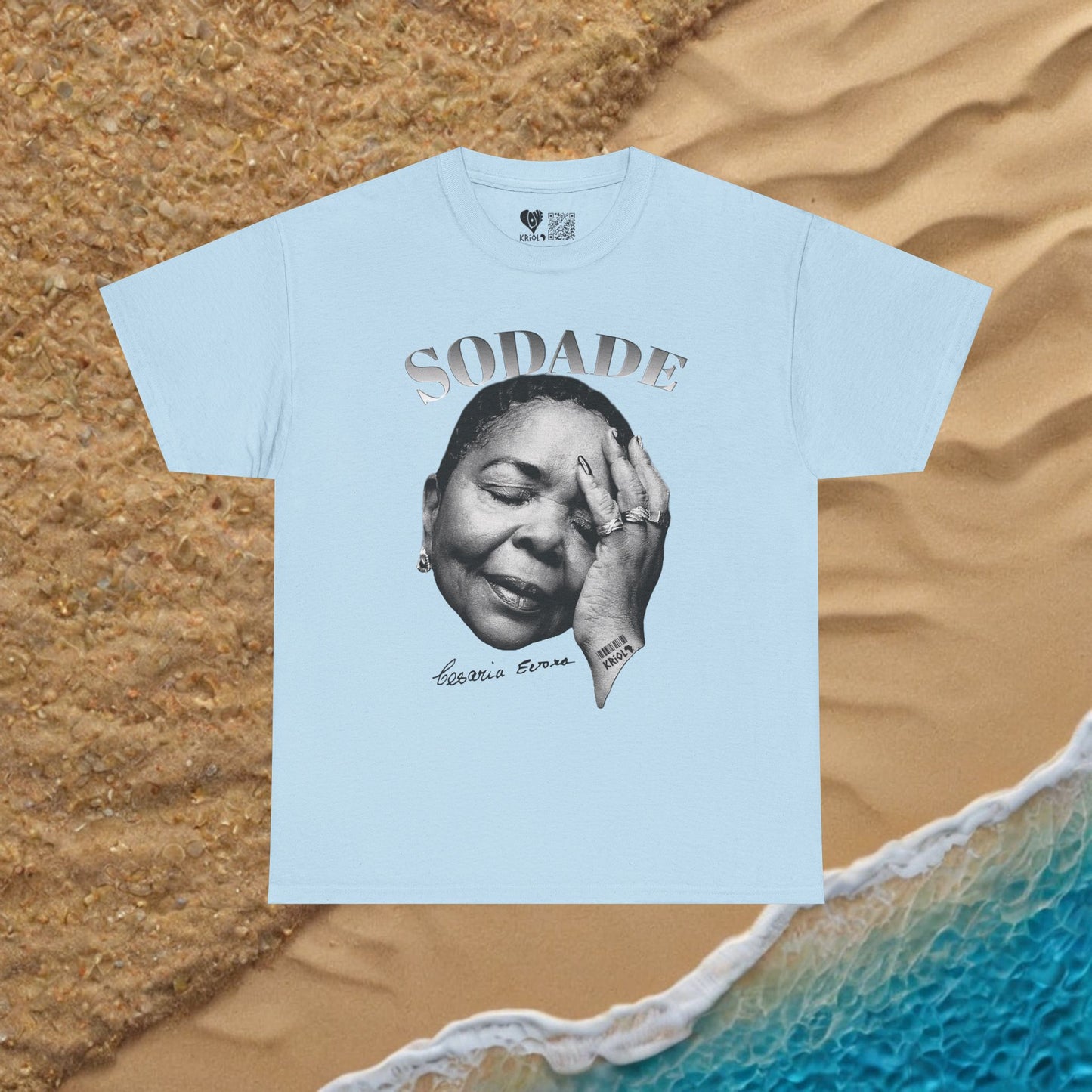 Sodade Cesaria Evora B&W T-shirt