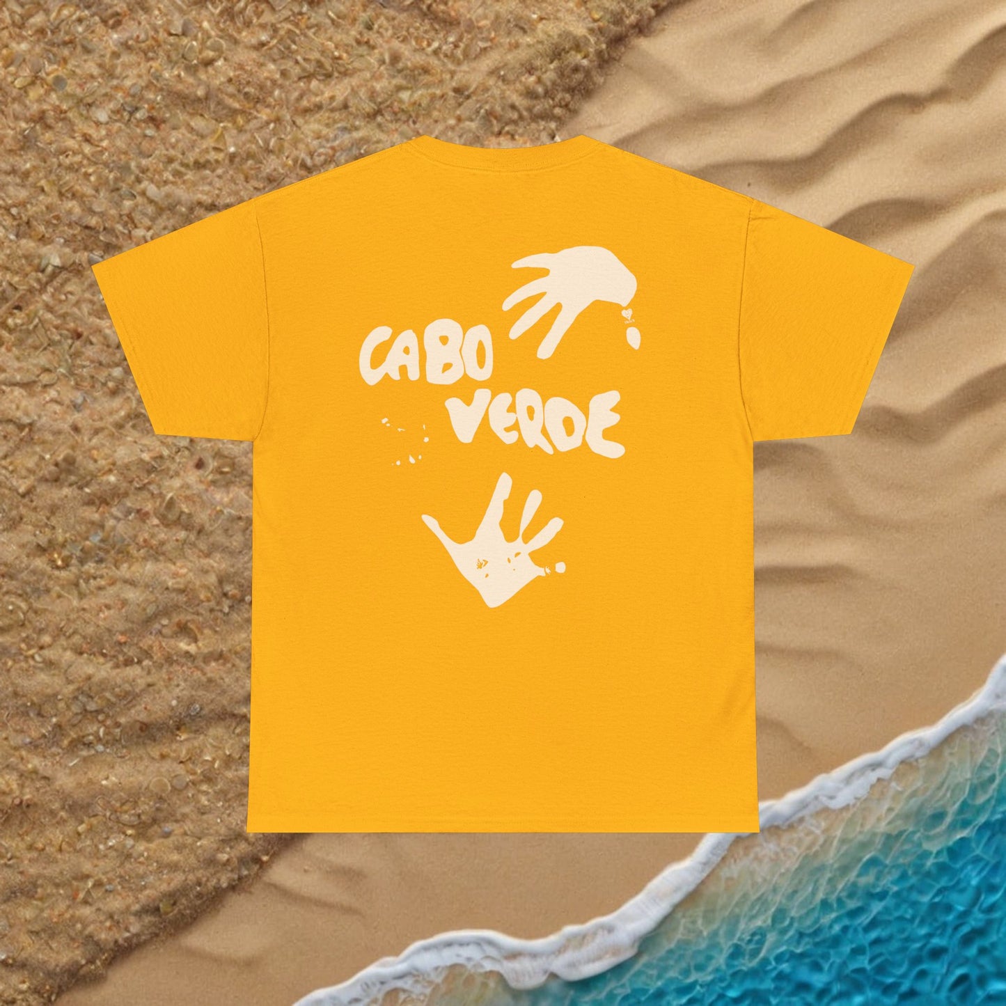 Cabo verde Terra mão de areia T-shirt