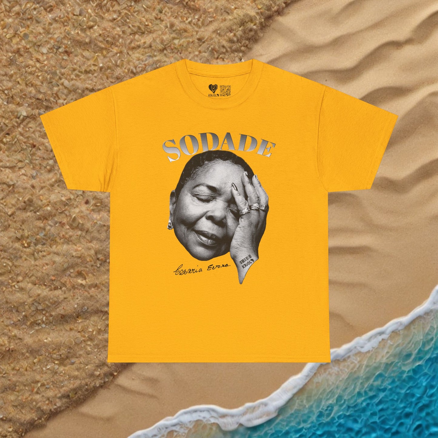 Sodade Cesaria Evora B&W T-shirt