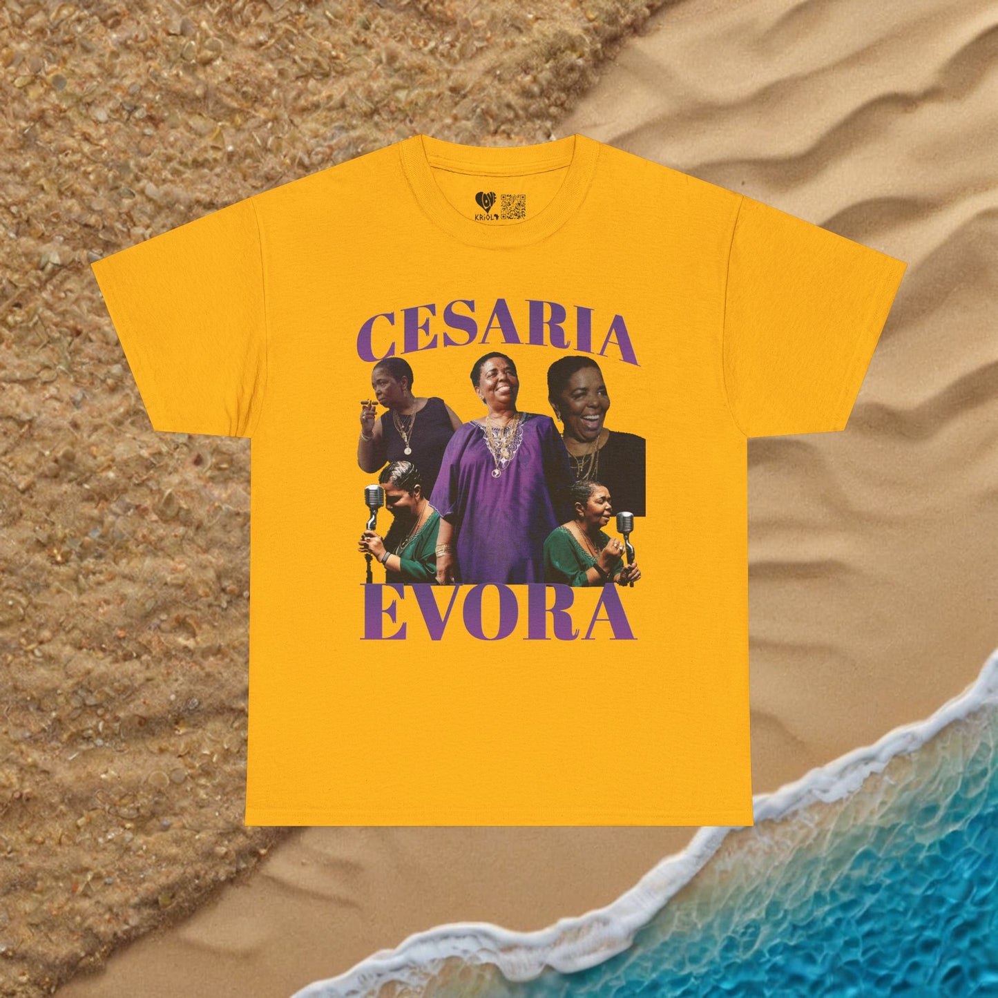 Vintage Cesaria Evora PP T-shirt