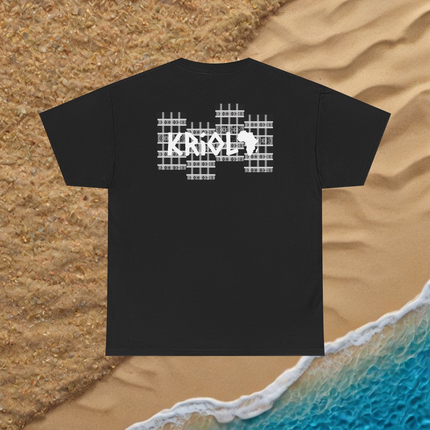 Ildo Lobo T-shirt with Kriolo Pano di Terra Back